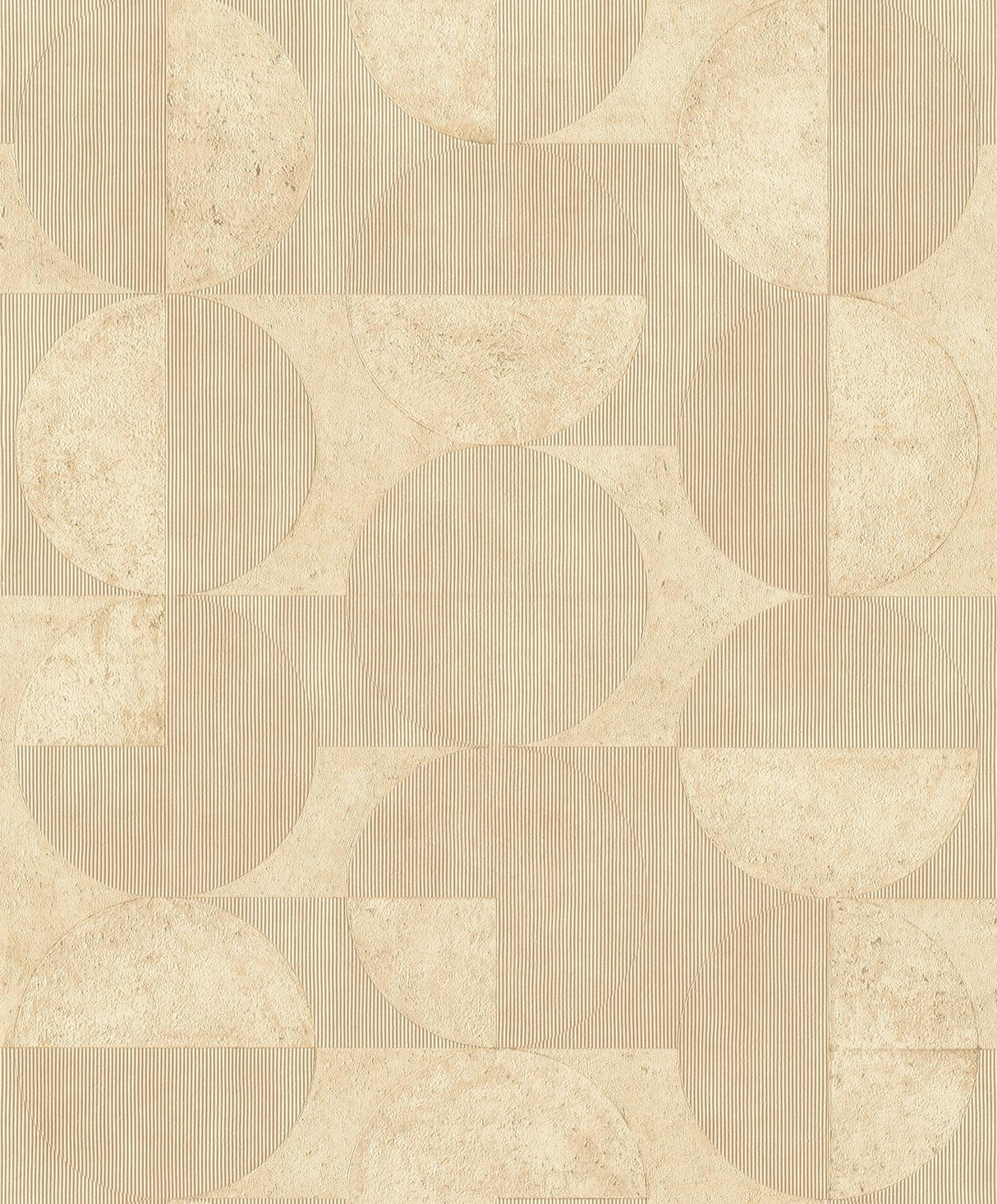 Brewster Home Fashions Barcelo Circles Light Brown Wallpaper