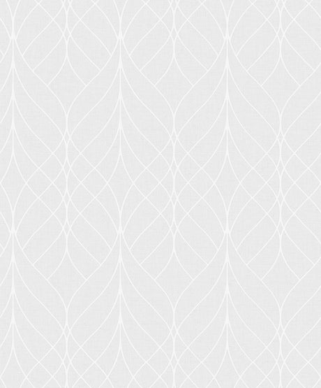 Brewster Home Fashions Hartley Light Grey Geo Wallpaper
