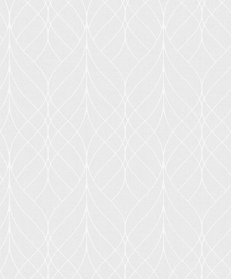 Brewster Home Fashions Hartley Geo Light Grey Wallpaper
