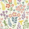 Brewster Home Fashions Karina Multicolor Meadow Wallpaper