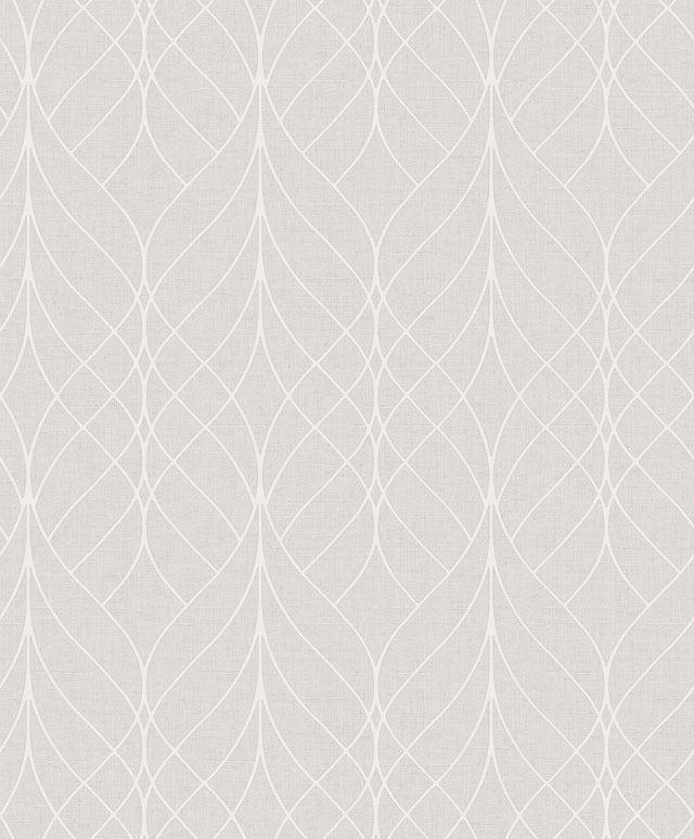 Brewster Home Fashions Hartley Mauve Geo Wallpaper