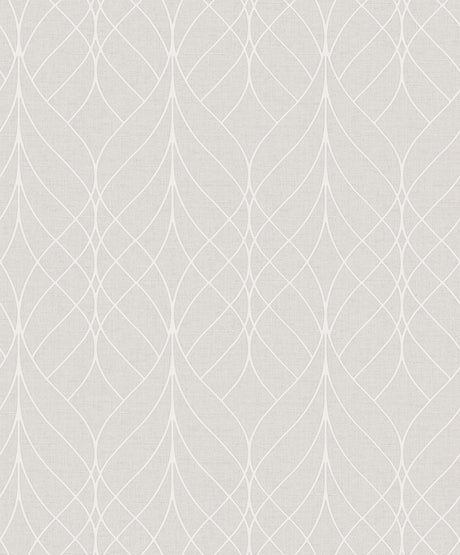 Brewster Home Fashions Hartley Geo Mauve Wallpaper