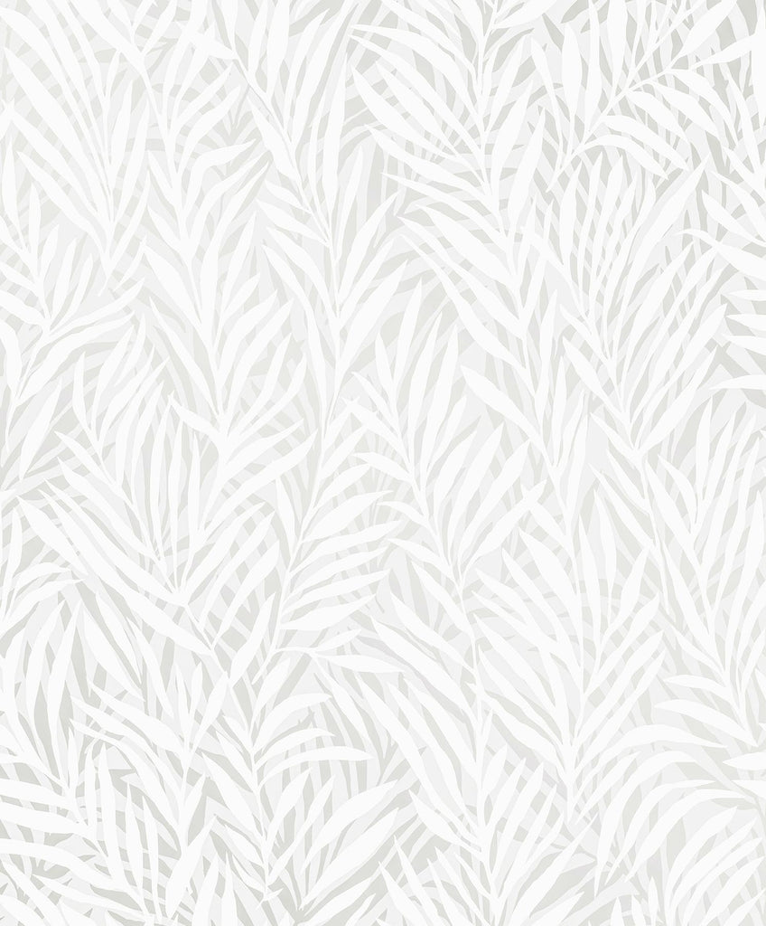 Brewster Home Fashions Holzer White Fern Wallpaper