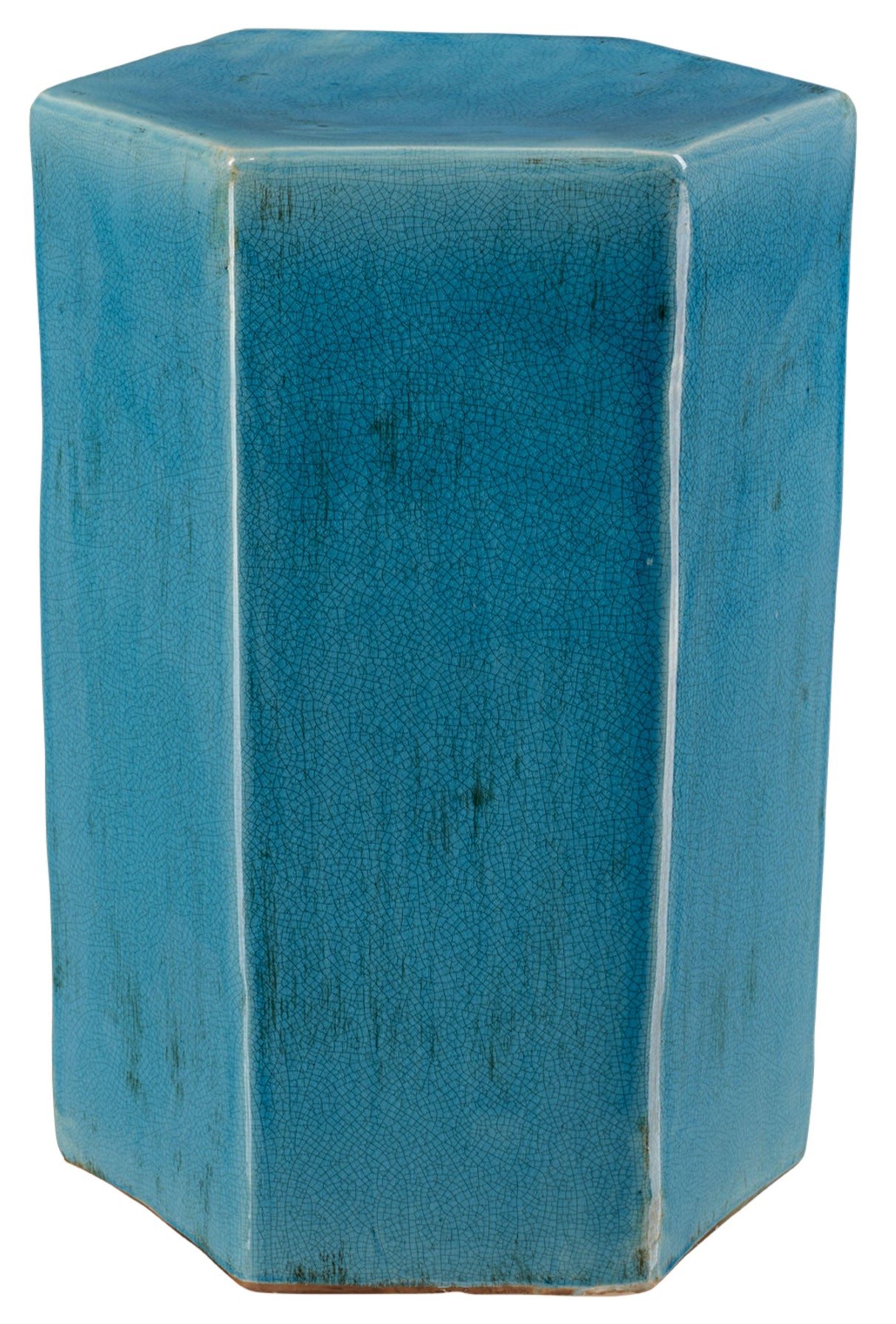 Jamie Young Porto Ceramic Indoor/Outdoor Side Table-Large, Azure