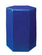 Jamie Young Porto Ceramic Side Indoor/Outdoor Table-Large, Cobalt Blue