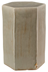Jamie Young Porto Ceramic Indoor/Outdoor Side Table-Large, Gray
