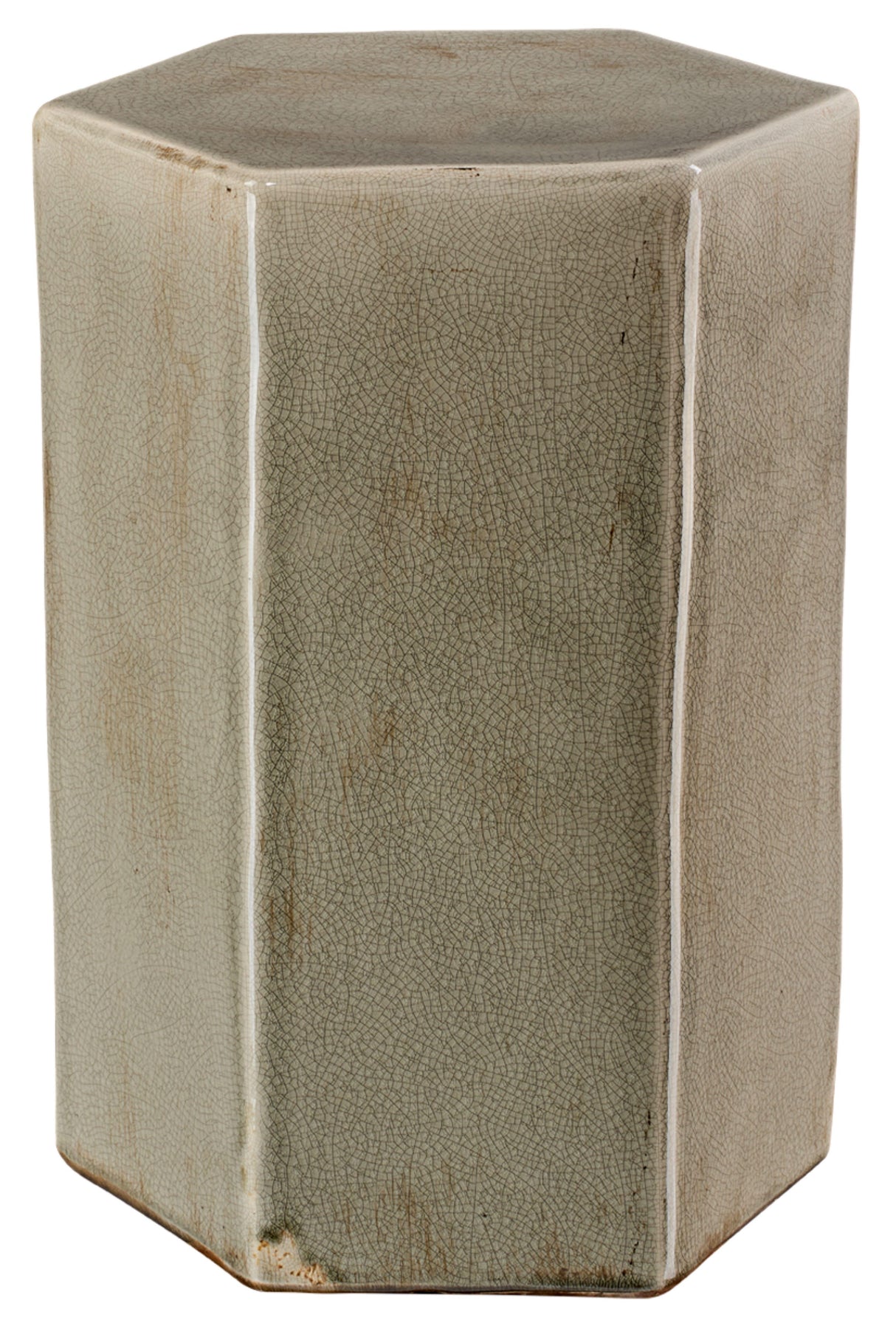Jamie Young Porto Ceramic Indoor/Outdoor Side Table-Small, Gray