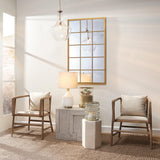 Jamie Young Porto Ceramic Indoor/Outdoor Side Table-Small, White