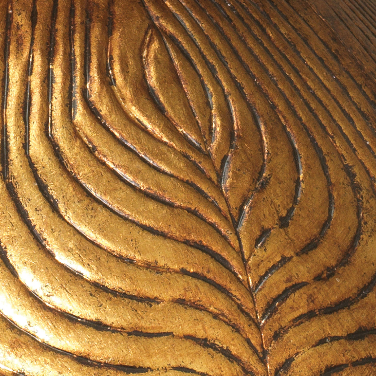 Jamie Young Flowering Lotus 1-Light Iron Pendant, Antique Gold, Large