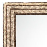 Jamie Young Evergreen Braided Seagrass Rectangle Wall Mirror, Natural