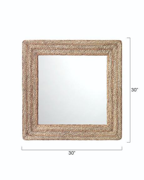 Jamie Young Evergreen Square Natural Mirrors