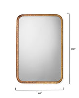 Jamie Young Principle Iron Rectangle Wall Mirror, Gold