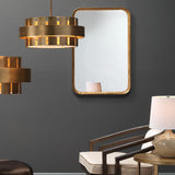 Jamie Young Principle Iron Rectangle Wall Mirror, Gold