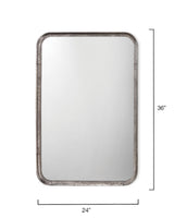 Jamie Young Principle Iron Rectangle Wall Mirror, Silver