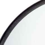 Jamie Young Refined Iron Round Wall Mirror, Black