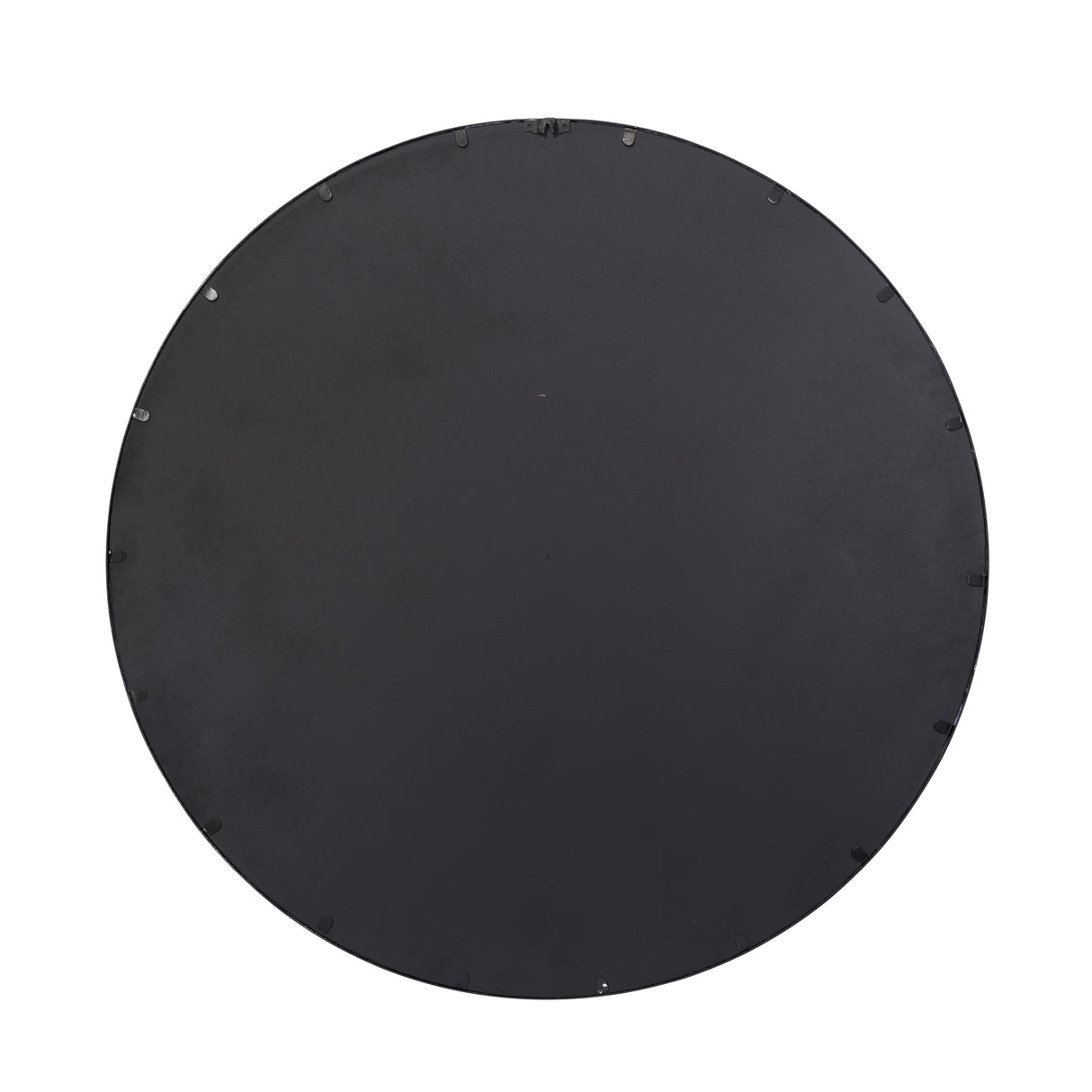 Jamie Young Refined Iron Round Wall Mirror, Black