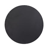 Jamie Young Refined Iron Round Wall Mirror, Black