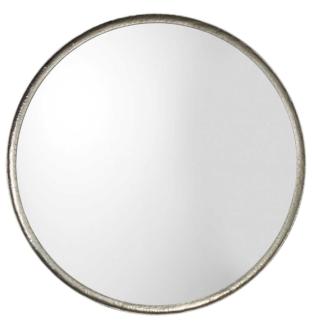 Jamie Young Refined Iron Round Wall Mirror, Silver