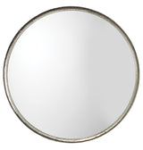 Jamie Young Refined Iron Round Wall Mirror, Silver