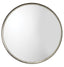Jamie Young Refined Iron Round Wall Mirror, Silver