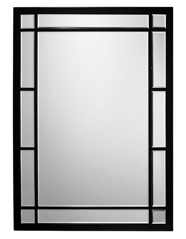 Jamie Young Chelsea Iron Rectangle Wall Mirror, Black