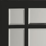 Jamie Young Chelsea Iron Rectangle Wall Mirror, Black