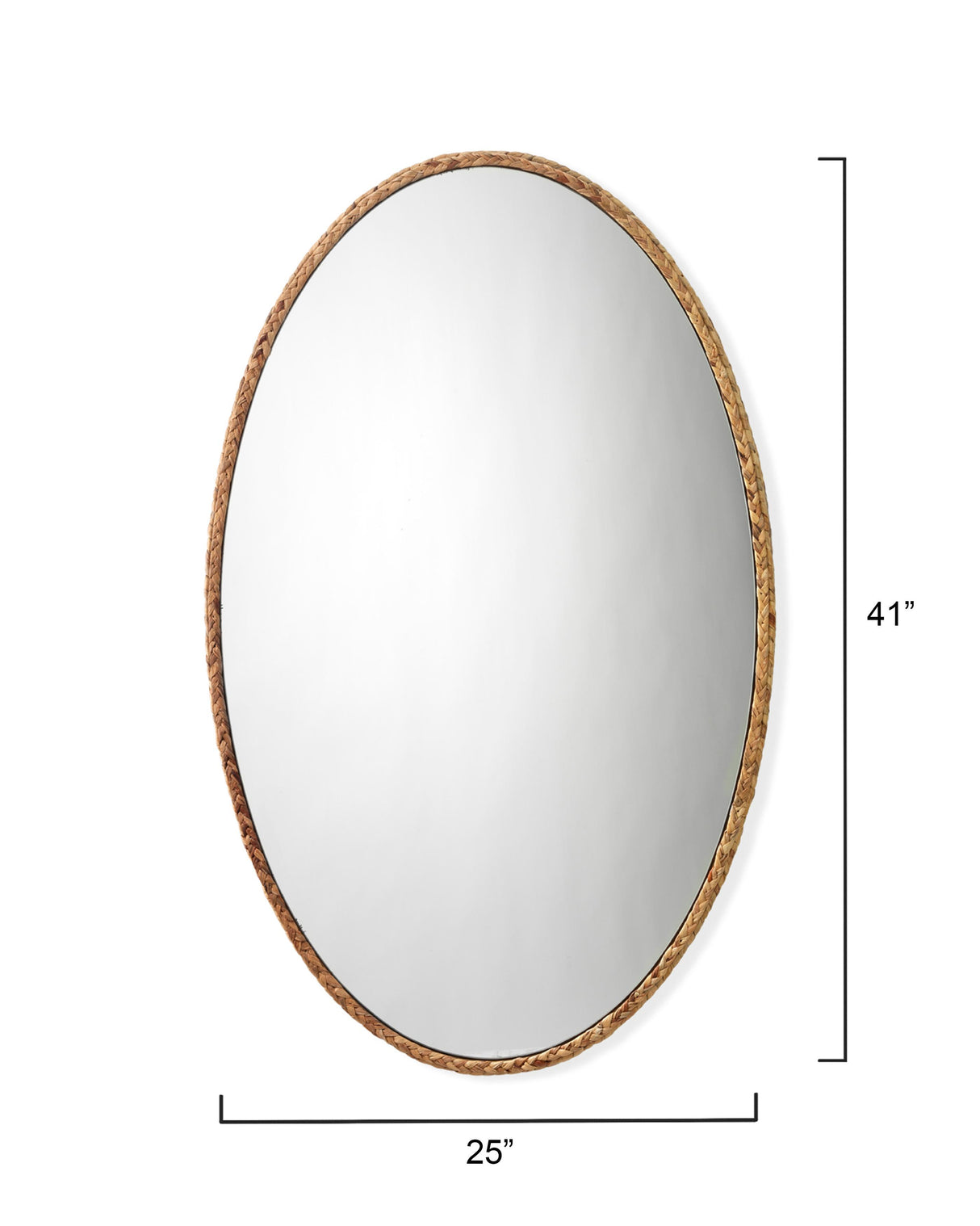 Jamie Young Sparrow Braided Oval Mirror