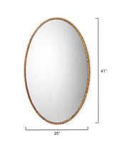 Jamie Young Sparrow Braided Oval Mirror