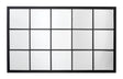 Jamie Young Tribecca Iron Grid Rectangle Wall Mirror, Black
