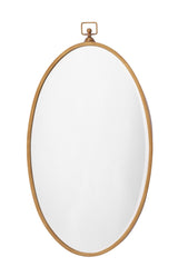 Jamie Young Wade Iron Mirror, Antique Brass