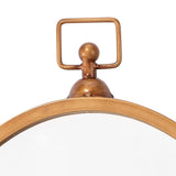 Jamie Young Wade Iron Mirror, Antique Brass