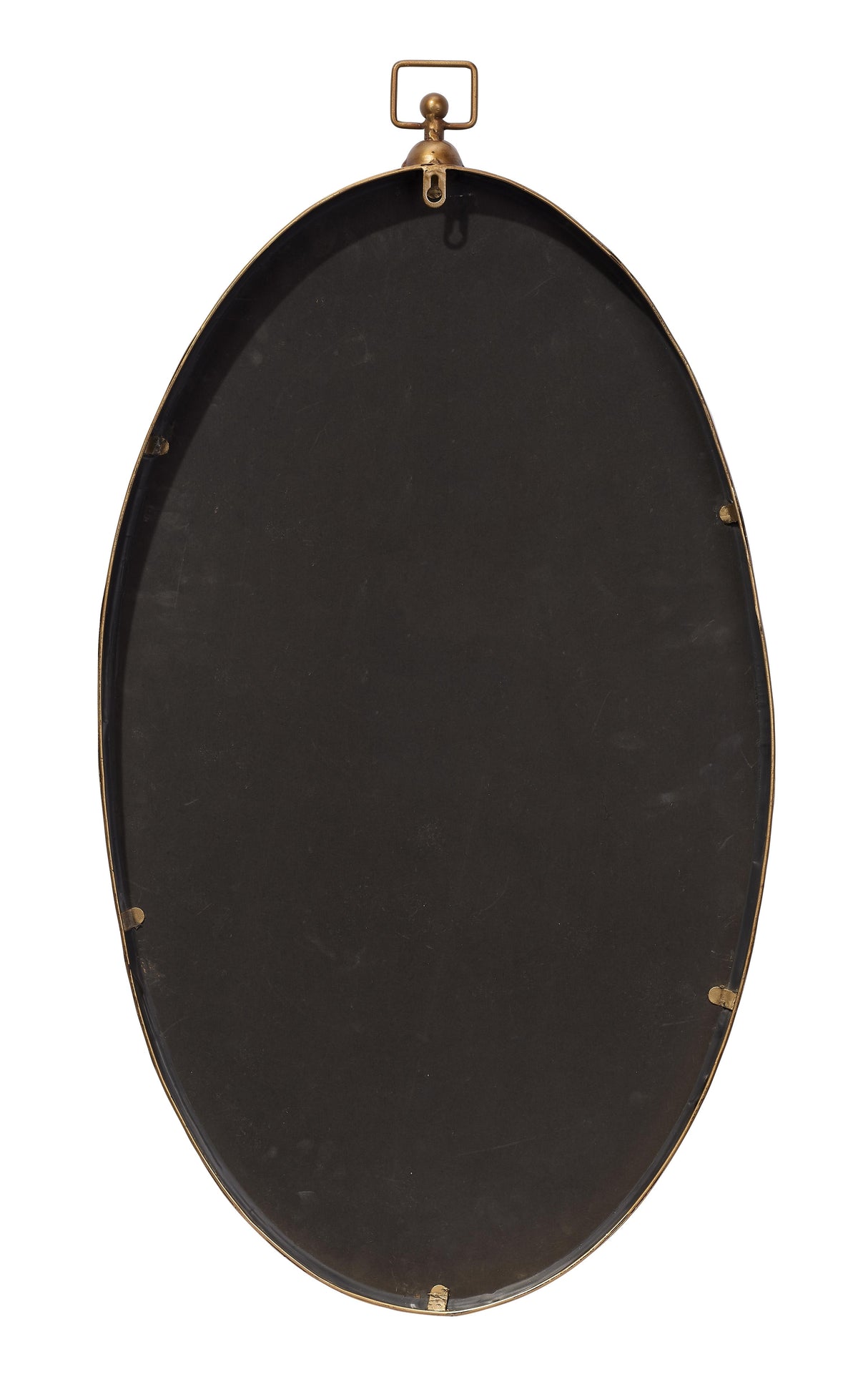 Jamie Young Wade Iron Mirror, Antique Brass