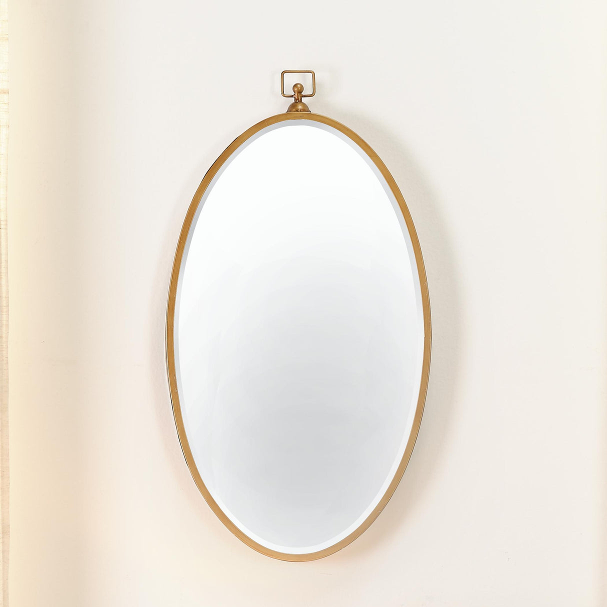 Jamie Young Wade Iron Mirror, Antique Brass