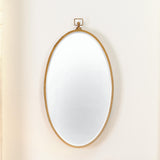 Jamie Young Wade Iron Mirror, Antique Brass