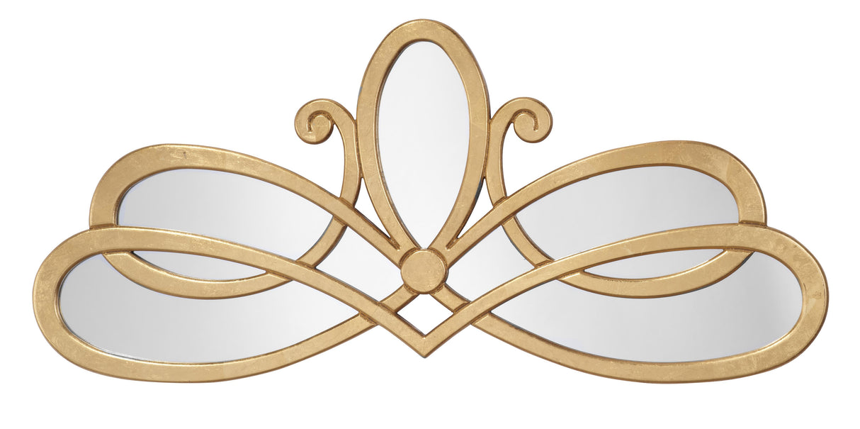 Jamie Young Scroll Mirror, Gold