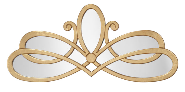 Jamie Young Scroll Mirror, Gold