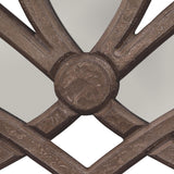 Jamie Young Scroll Wood Wall Mirror, Distressed Grey