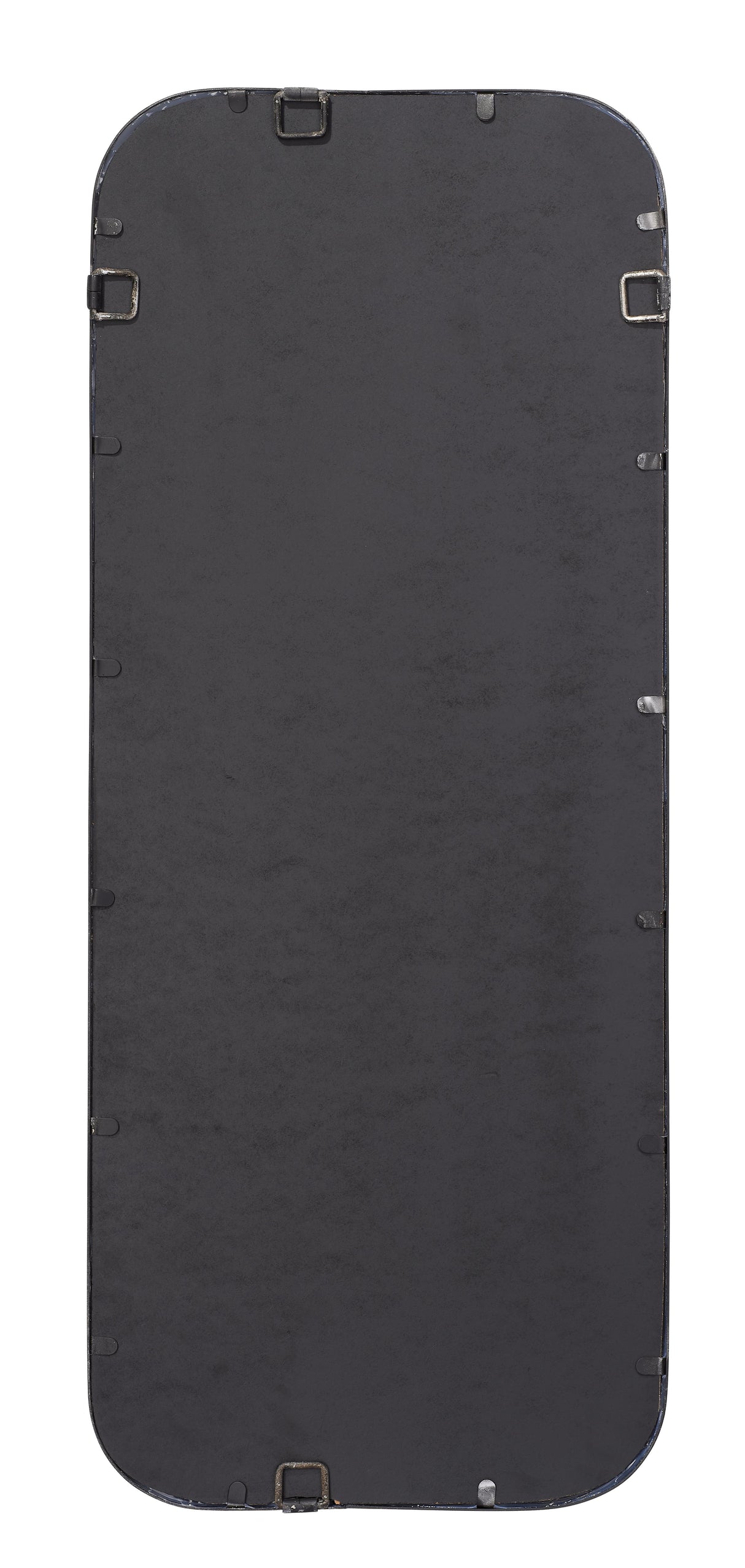 Jamie Young Capital Iron Rectangle Wall Mirror, Distressed Black