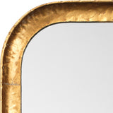 Jamie Young Capital Iron Rectangle Wall Mirror, Gold Leaf