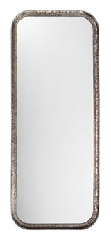 Jamie Young Capital Iron Rectangle Wall Mirror, Silver Leaf