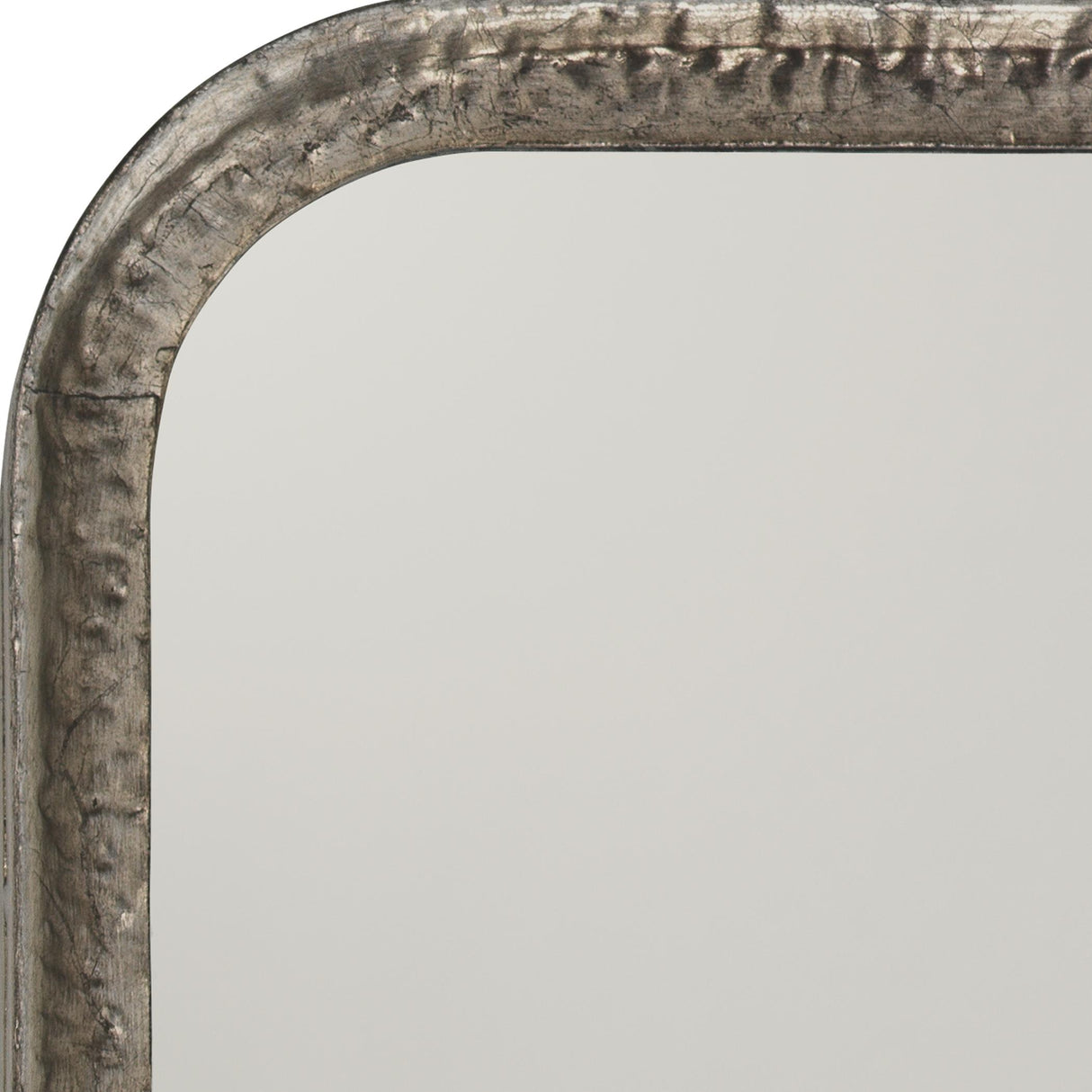 Jamie Young Capital Iron Rectangle Wall Mirror, Silver Leaf