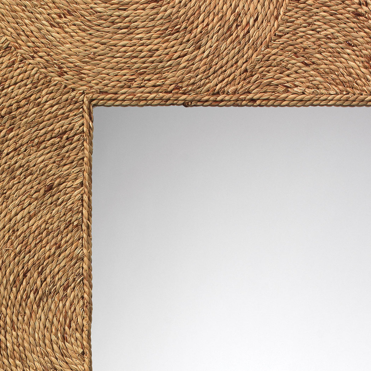 Jamie Young Harbor Seagrass Rectangle Floor Mirror