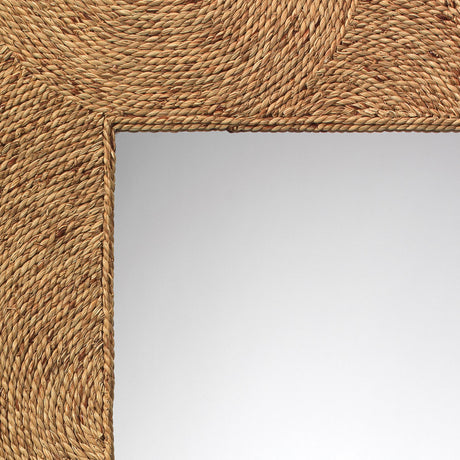 Jamie Young Harbor Seagrass Rectangle Floor Mirror