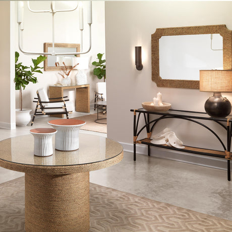 Jamie Young Marina Seagrass Wall Mirror