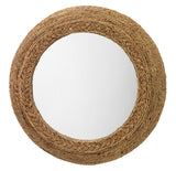 Jamie Young Seagrass Round Wall Mirror