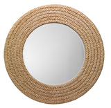 Jamie Young Meadow Seagrass Round Mirror