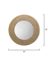 Jamie Young Meadow Seagrass Round Mirror