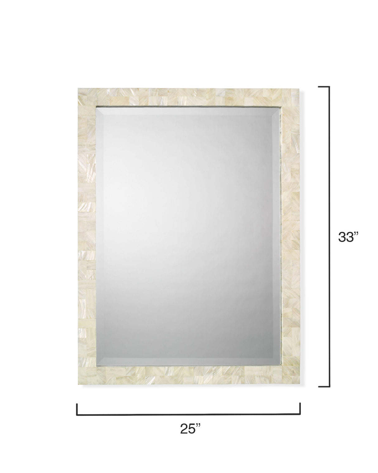 Jamie Young Rectangle Mother of Pearl Wall Mirror