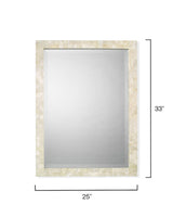 Jamie Young Rectangle Mother of Pearl Wall Mirror