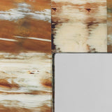 Jamie Young Medium Rectangular Wall Rectangle Mirror in Natural Faux Horn